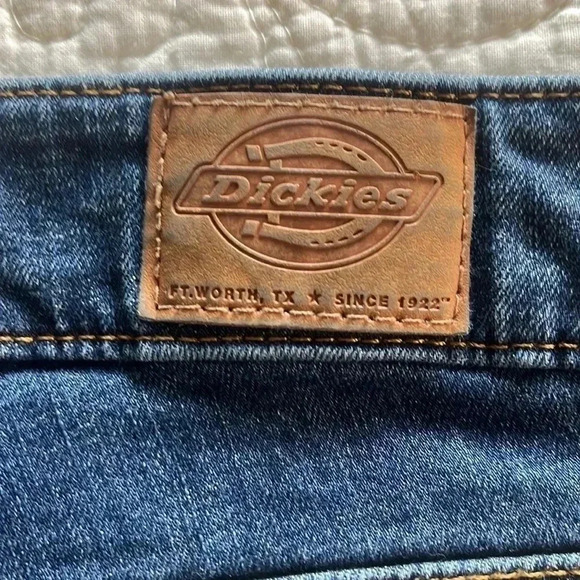 Dickies Straight Leg Denim Jeans Women’s 10 RG Blue Western - Picture 5 of 17